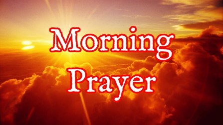 morning prayer